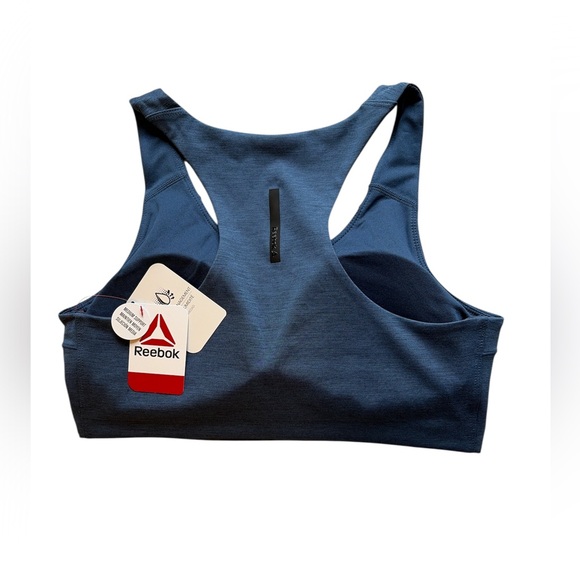 Reebok Women's Navy Sports Bra - Picture 3 of 6
